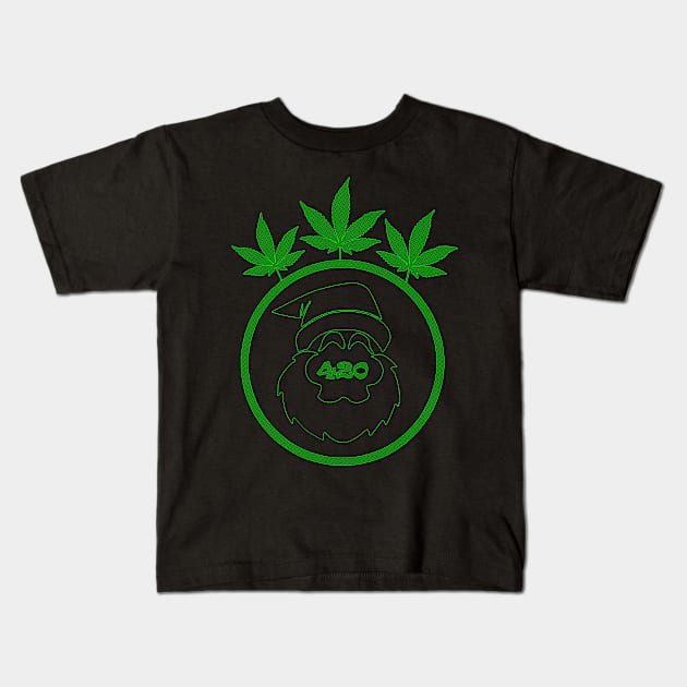 420 Kids T-Shirt by partjay